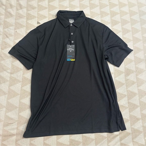 Callaway Mens Cooling Birdseye Polo - Picture 3 of 5